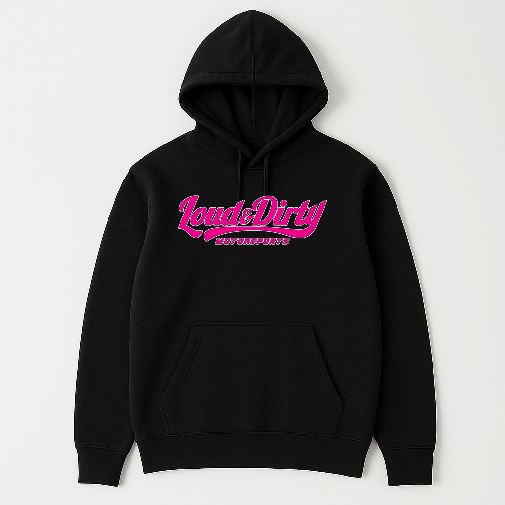 Hoodie- *New* Pink and White
