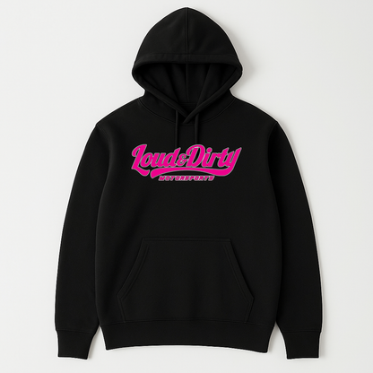 Hoodie- *New* Pink and White