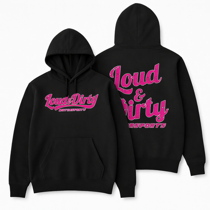 Hoodie- *New* Pink and White