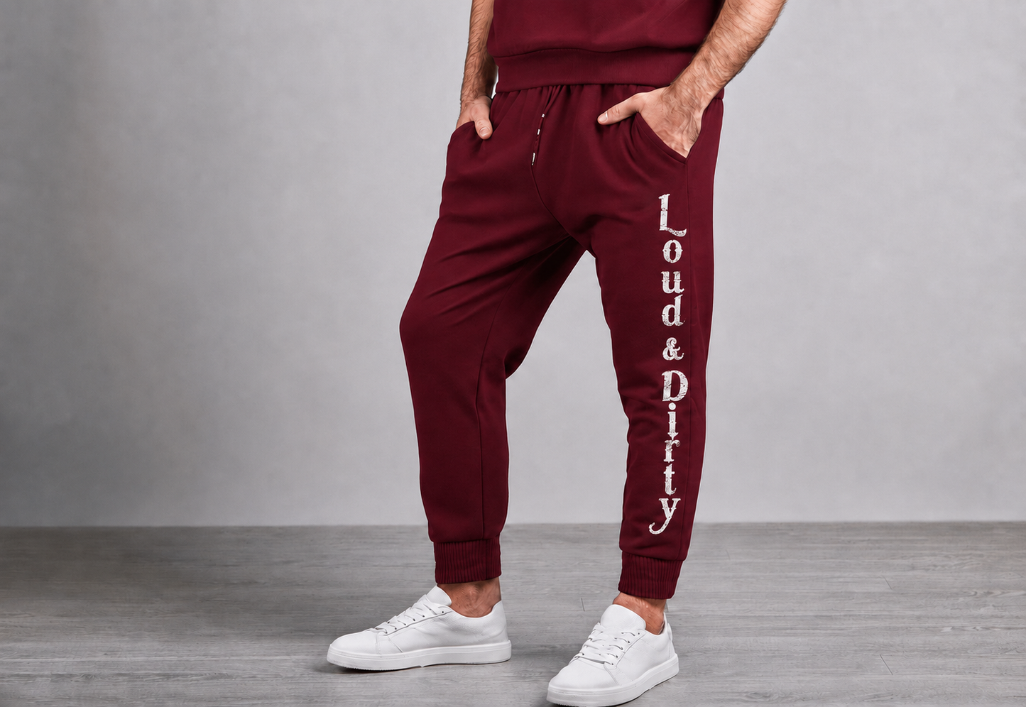 Joggers- Burgundy