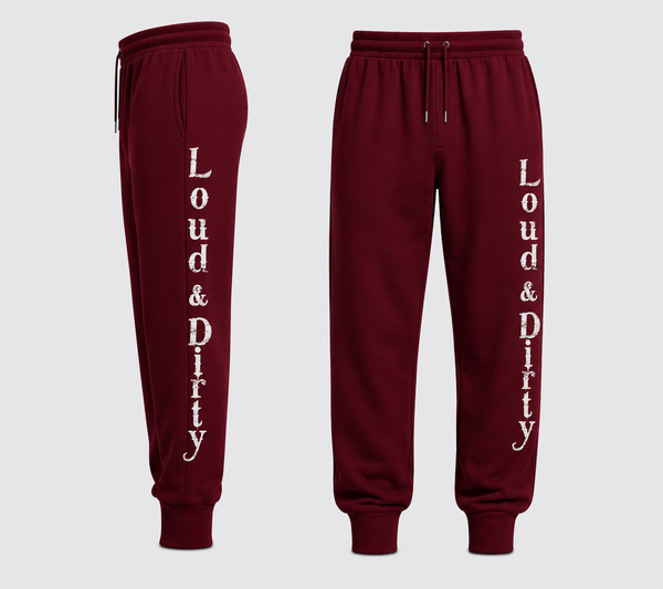 Joggers- Burgundy